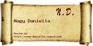 Nagy Daniella névjegykártya